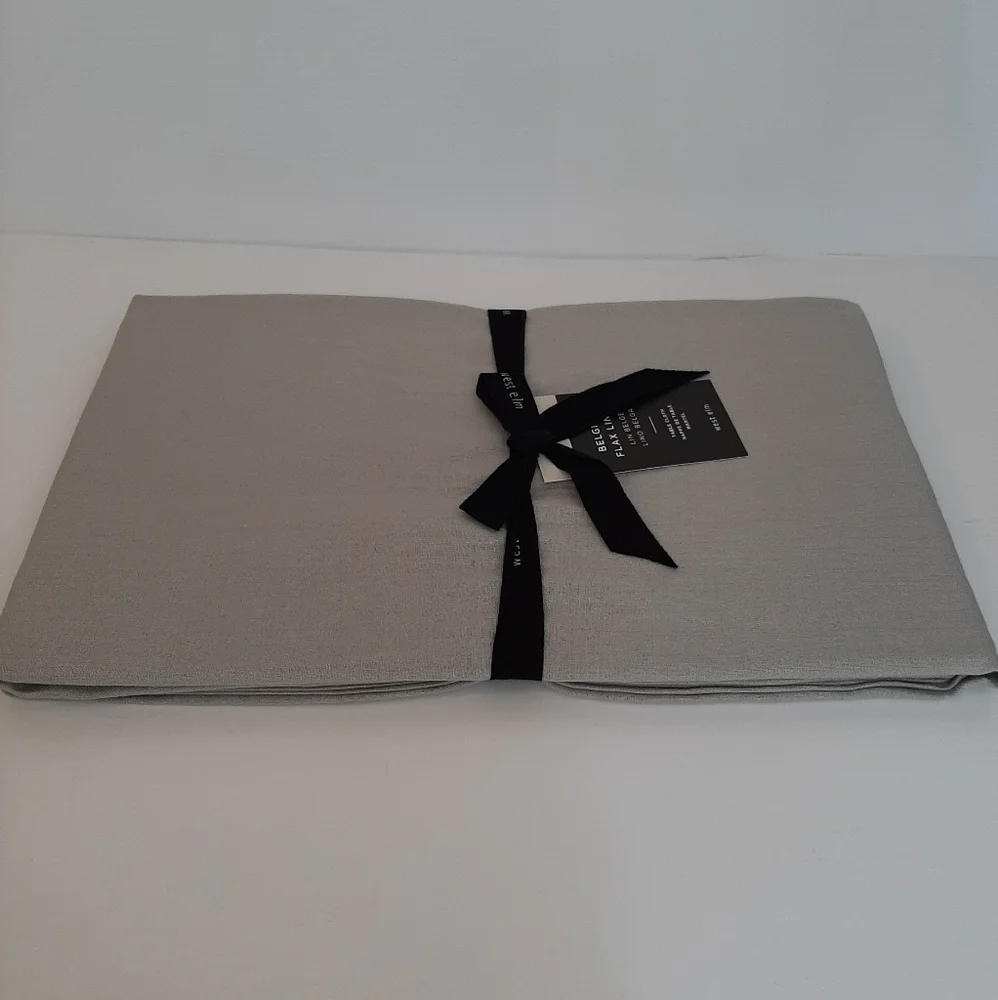 *West Elm 100% Belgian Linen 60
